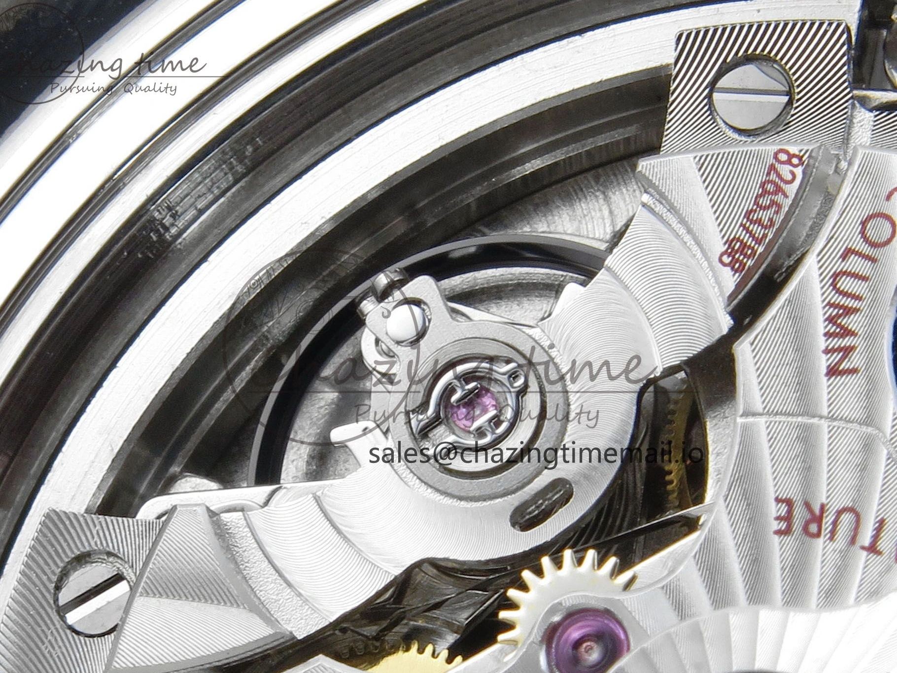 0328 Planet Ocean 600M Chrono SS VRF 1:1 Best Edition Black Bezel Blue Dial on RG SS Bracelet A Affordable 7648